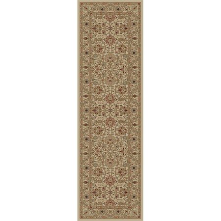 CONCORD GLOBAL 2 ft. 2 ft. x 7 ft. 3 in. Ankara Mahal - Ivory 65522